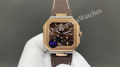 PP Factory Patek Philippe Cubitus Cal.240 Movement 45mm Brown/Black/Blue Face Rose Gold Case Watch